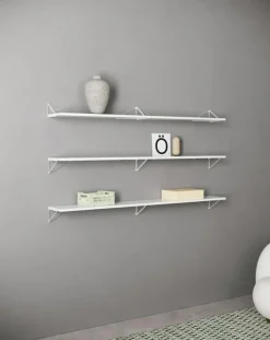 Maze Modulära Hyllsystem-Pythagoras Hyllpaket 6 Hyllplan, Ek / Vit