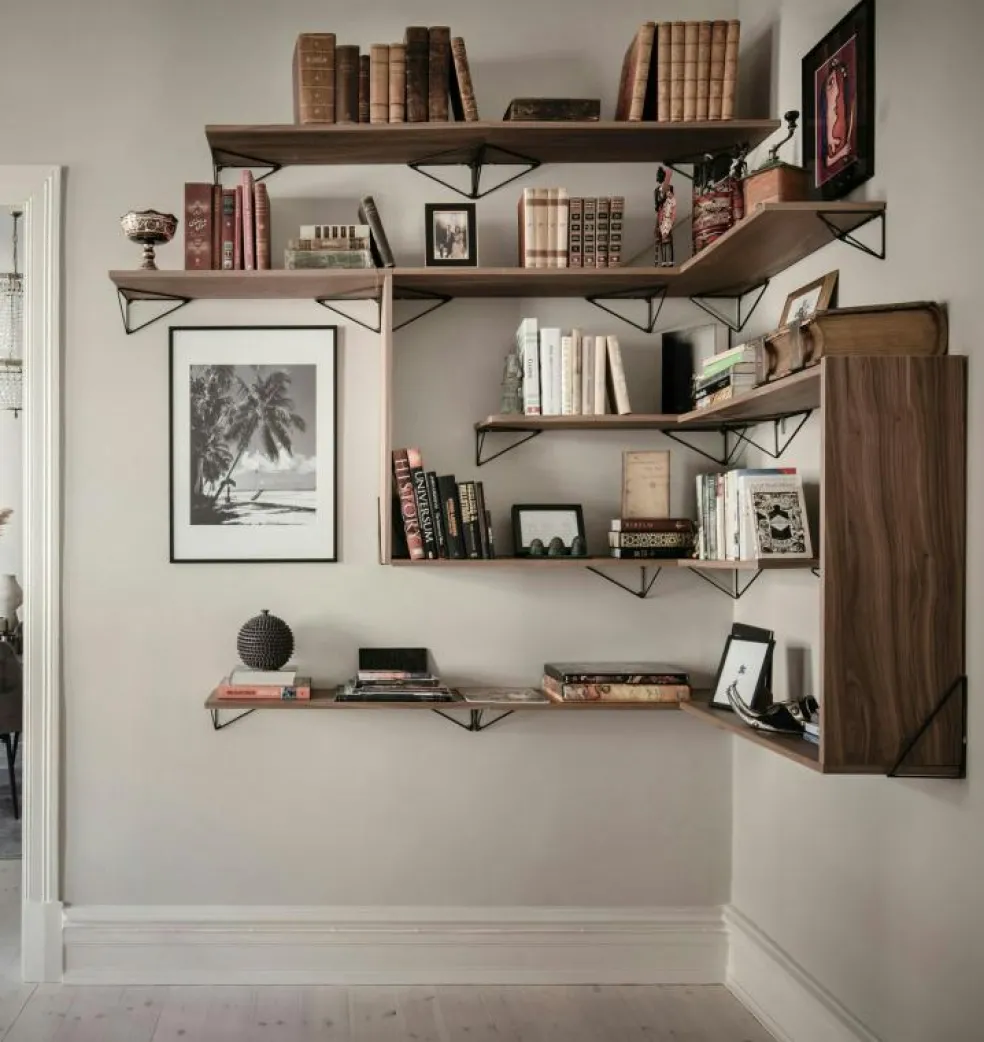 Pythagoras Hyllplan 60 cm, Ask