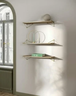 Pythagoras Hyllplan 60 cm, Ask