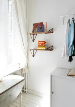 Pythagoras Hyllplan 60 cm, Ask