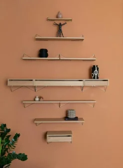 Pythagoras Hyllplan Large, Svart