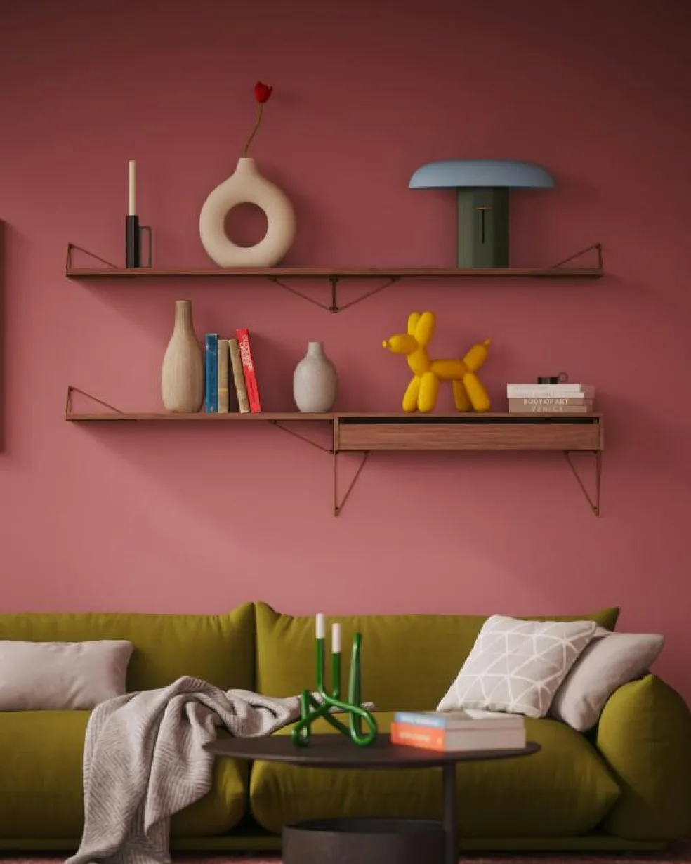 Pythagoras Hyllplan Large, Svart