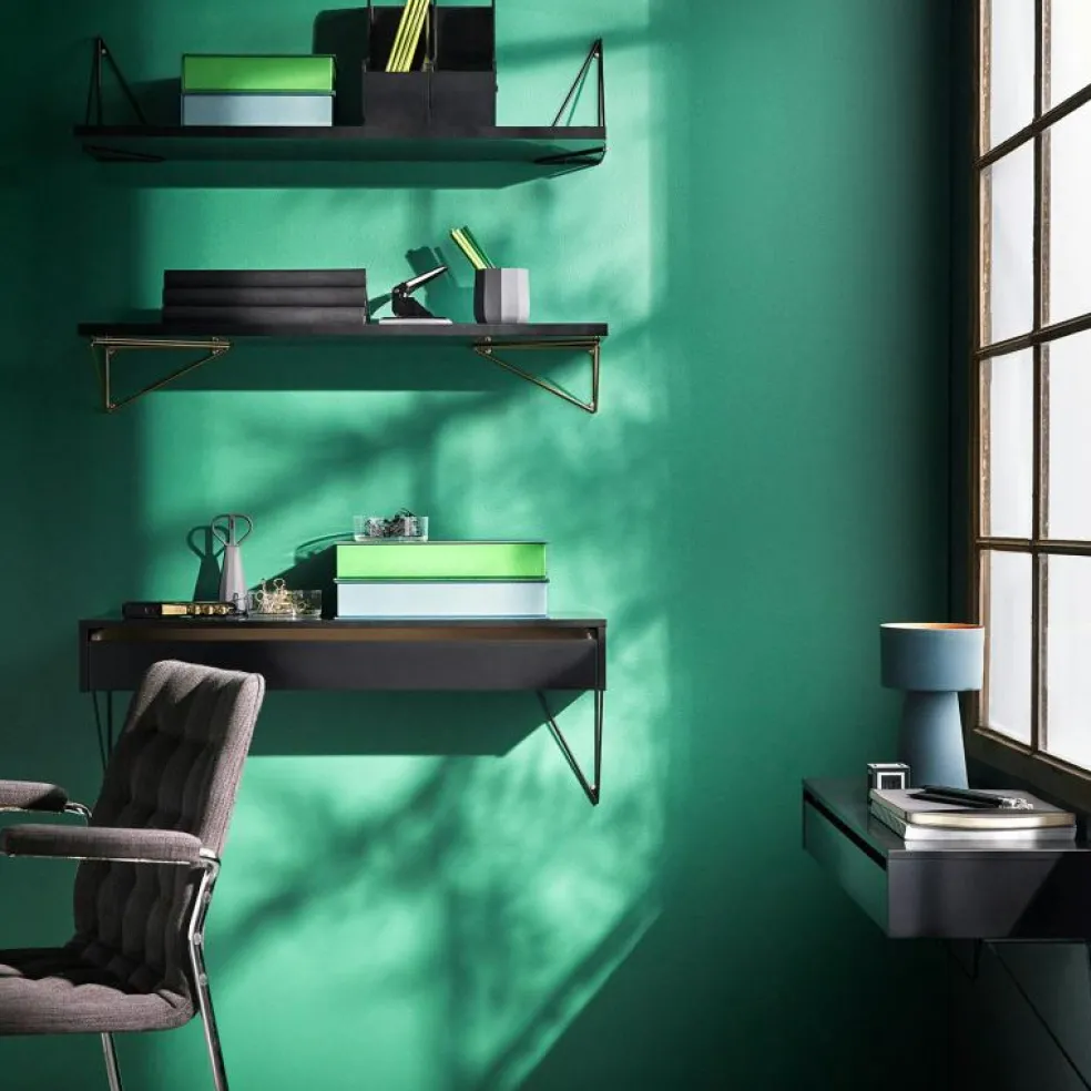 Pythagoras Hyllplan Large, Svart