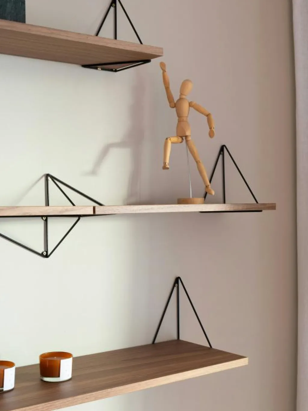 Maze Modulära Hyllsystem-Pythagoras Konsol 2-Pack, Svart