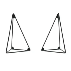 Maze Modulära Hyllsystem-Pythagoras Konsol 2-Pack, Svart