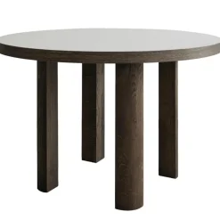 Friends & Founders Matbord Och Barbord-Quarter Matbord Ø120 cm, Rökt Ek