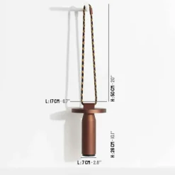 Quasar Bordslampa Portabel, Sienna