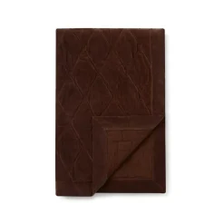 Quilted Organic Cotton Velvet Överkast 260x240 cm, Brun