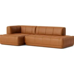 Quilton 3,5-Sitssoffa Konfiguration 21 Vänster, Läder Nevada NV2488