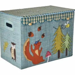 Raffia Leksaksförvaring Large Hopvikbar, Happy Forest
