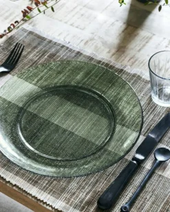 House Doctor Assietter|Mattallrikar-Rain Tallrik 2-pack 27 cm, Aqua