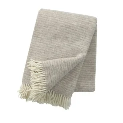 Klippan Yllefabrik Plädar & Filtar-Ralph Ullpläd 130x200 cm, Senapsgul