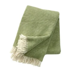 Klippan Yllefabrik Plädar & Filtar-Ralph Ullpläd 130x200 cm, Senapsgul