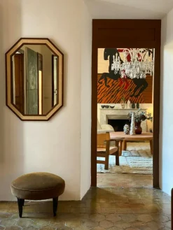 Rattan Spegel 70x100 cm, Liten