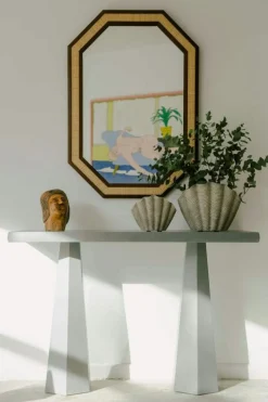 Rattan Spegel 70x100 cm, Liten