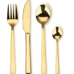 Raw Bestickset 16 Delar, Guld