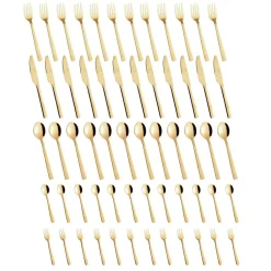 Aida Bestickset-Raw Bestickset 60 Delar, Guld