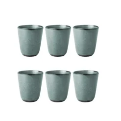 Aida Tekoppar|Kaffekoppar-Raw Double Wall Muggar 25 cl 6-pack, Northern Green