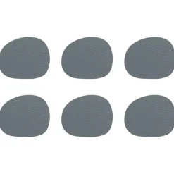 Raw Glasunderlägg 6-pack, Grå