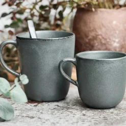 Raw Mugg 35 cl med handtag, Northern Green