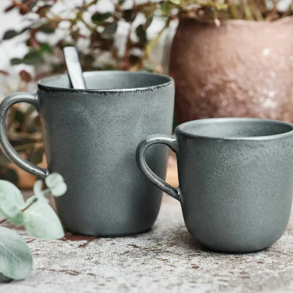 Raw Mugg 35 cl med handtag, Northern Green