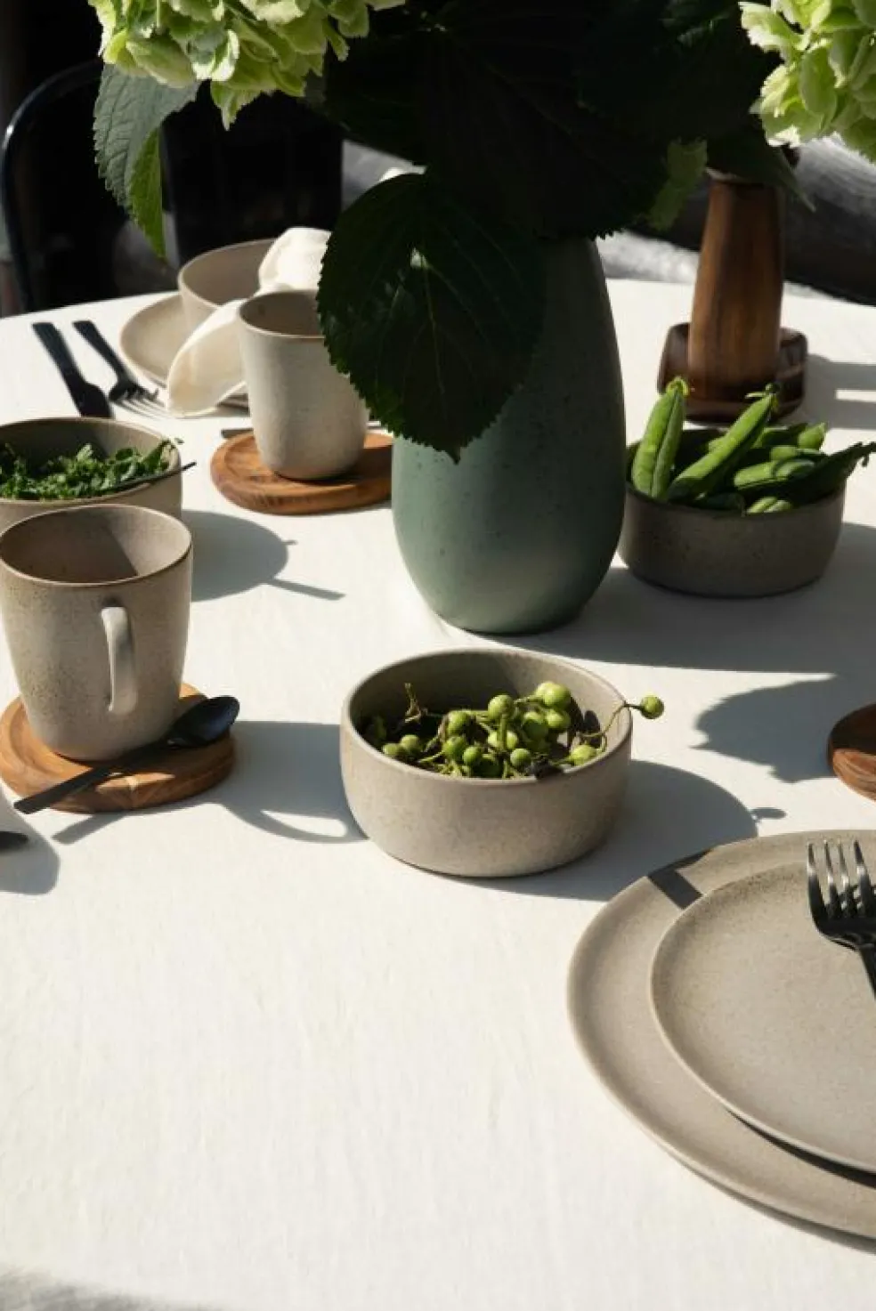 Raw Mugg 35 cl med handtag, Northern Green