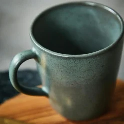 Raw Mugg 35 cl med handtag, Northern Green