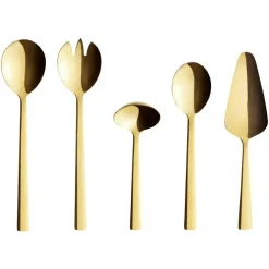 Raw Serveringsbestick 5 Delar, Svart