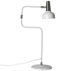 Ray Bordslampa LED, Vit/ Nickel
