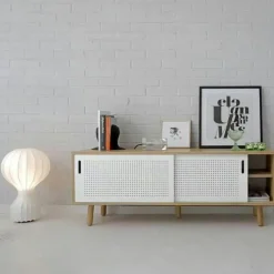 Department Tv-Bänkar & Mediabänkar-Ray Mediabänk 150 cm, Ek