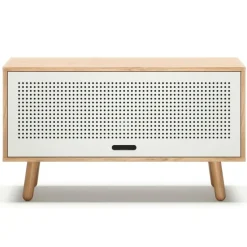 Department Tv-Bänkar & Mediabänkar-Ray Mediabänk 100 cm, Ek / Vit