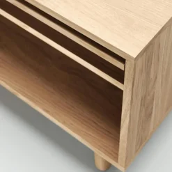 Department Tv-Bänkar & Mediabänkar-Ray Mediabänk 100 cm, Ek / Vit