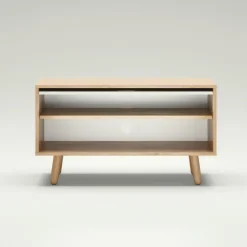 Department Tv-Bänkar & Mediabänkar-Ray Mediabänk 100 cm, Ek / Vit