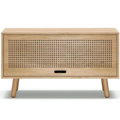 Department Tv-Bänkar & Mediabänkar-Ray Mediabänk 100 cm, Ek / Vit