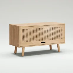 Department Tv-Bänkar & Mediabänkar-Ray Mediabänk 100 cm, Ek / Vit