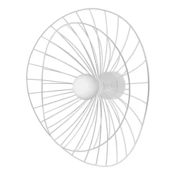 Ray Vägg-/Taklampa, Borstad Mässing