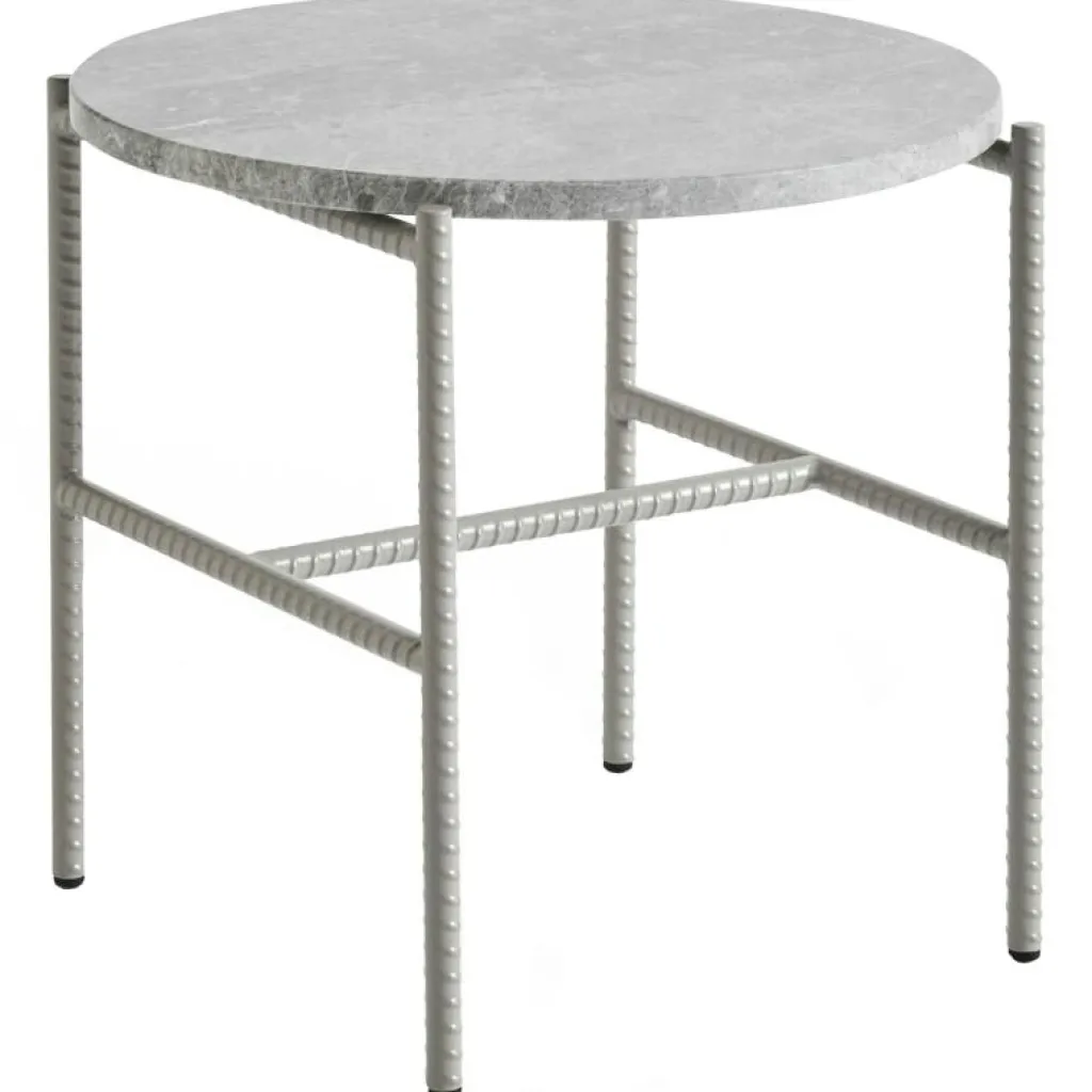 HAY Soffbord-Rebar Sidobord Ø45 cm, Fossil Grey