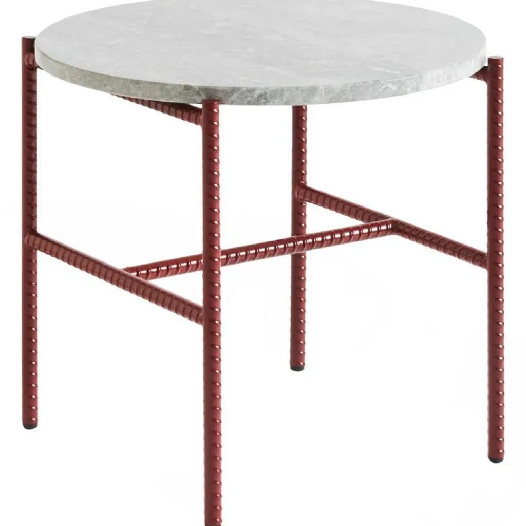 HAY Soffbord-Rebar Sidobord Ø45 cm, Fossil Grey