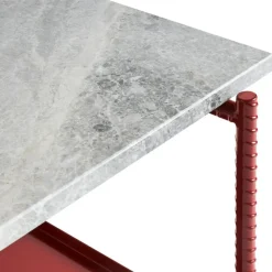 HAY Sidobord & Avlastningsbord-Rebar Sidobord 49x80 cm, Fossil Grey