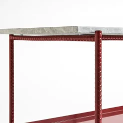 HAY Sidobord & Avlastningsbord-Rebar Sidobord 49x80 cm, Fossil Grey