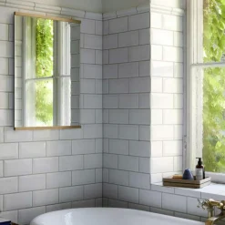 Rektangulär Väggspegel Ek, 70x100 cm