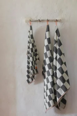 Retro Badhandduk 70x133 cm, Syren