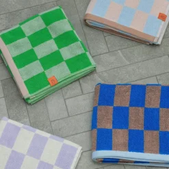 Retro Badhandduk 70x133 cm, Syren