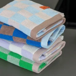 Retro Badhandduk 70x133 cm, Syren