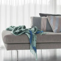 RETRO Pläd 125x170 cm, Rust Red