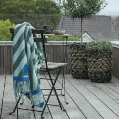 RETRO Pläd 125x170 cm, Rust Red