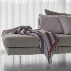 RETRO Pläd 125x170 cm, Rust Red