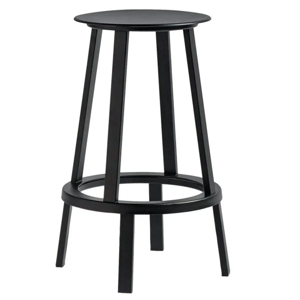 Revolver Barpall Låg, Svart