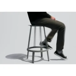 Revolver Barpall Låg, Svart