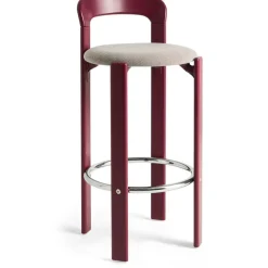 Rey Barstol Klädd 65 cm, Cream White